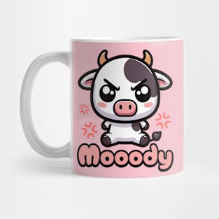 I'm Mooody! Moody Cute Cow Pun Mug